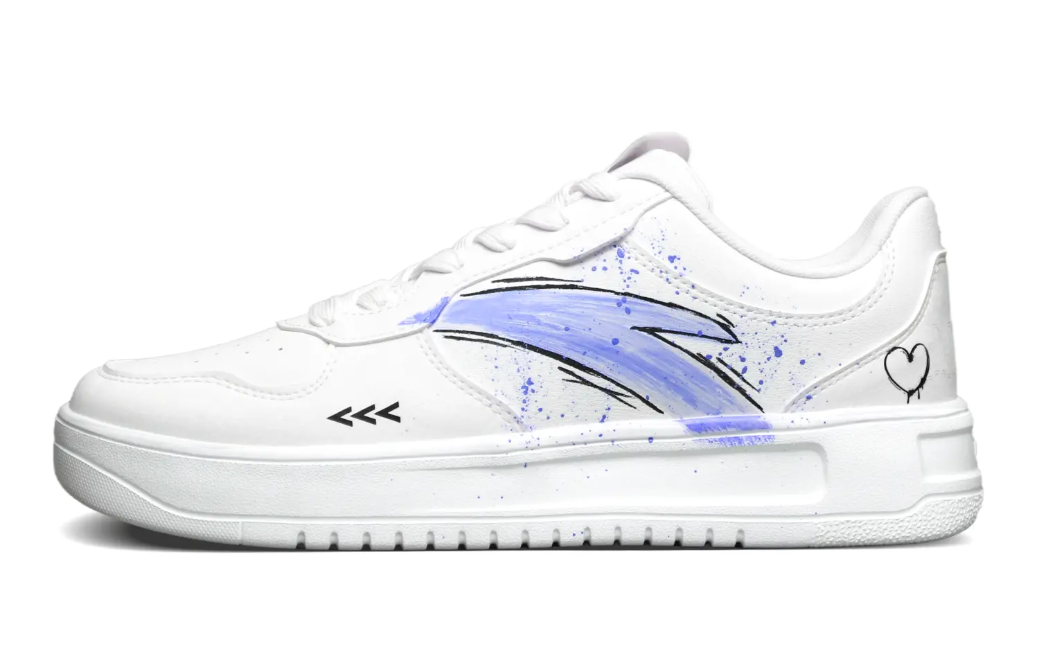 Антискользящие амортизирующие низкие кеды для скейтбординга мужские бело-синие Anta Life Collection
Антискользящие амортизирующие низкие кеды для скейтбординга мужские бело-синие Anta Life Collection