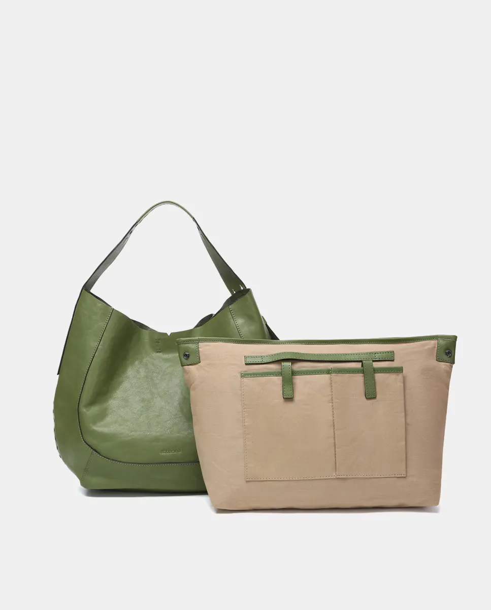 Сумка Oceans Diary из зеленой кожи Abbacino, зеленый 
Сумка Oceans Diary из зеленой кожи Abbacino, зеленый