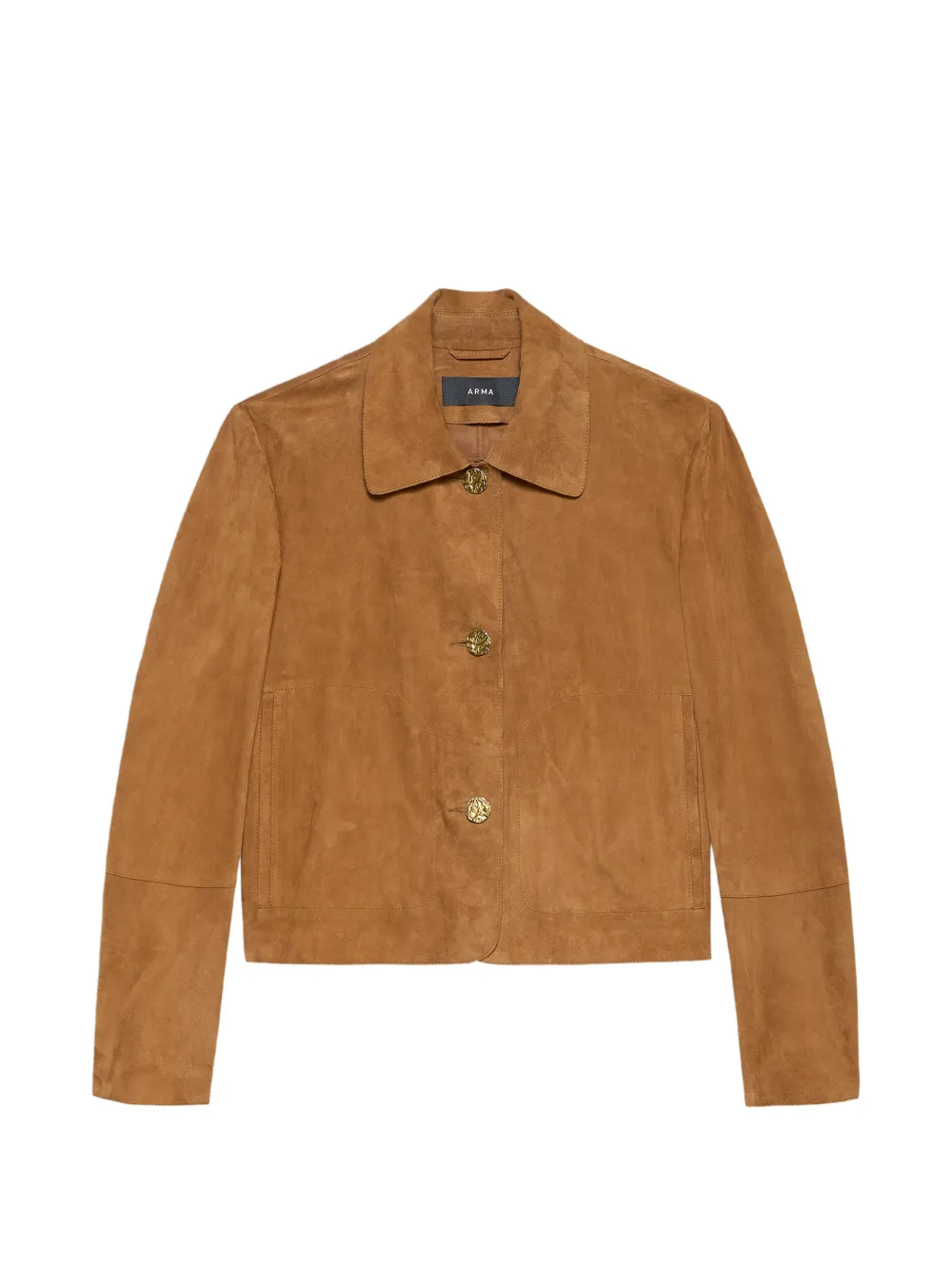Кожаная куртка на пуговицах Arma, коричневый
Кожаная куртка на пуговицах Arma, коричневый