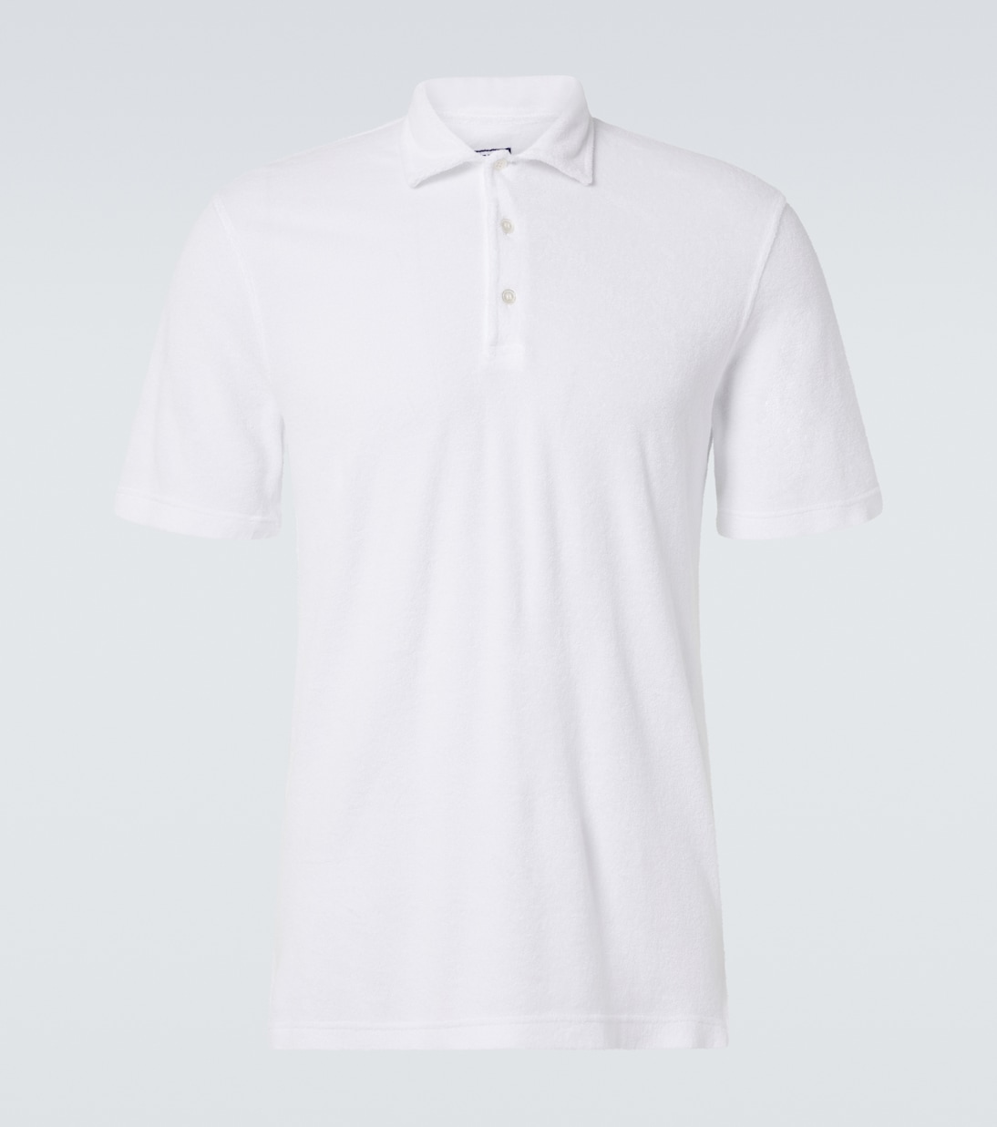 Хлопковая поло из махровой ткани Fedeli, белый
Хлопковая поло из махровой ткани Fedeli, белый