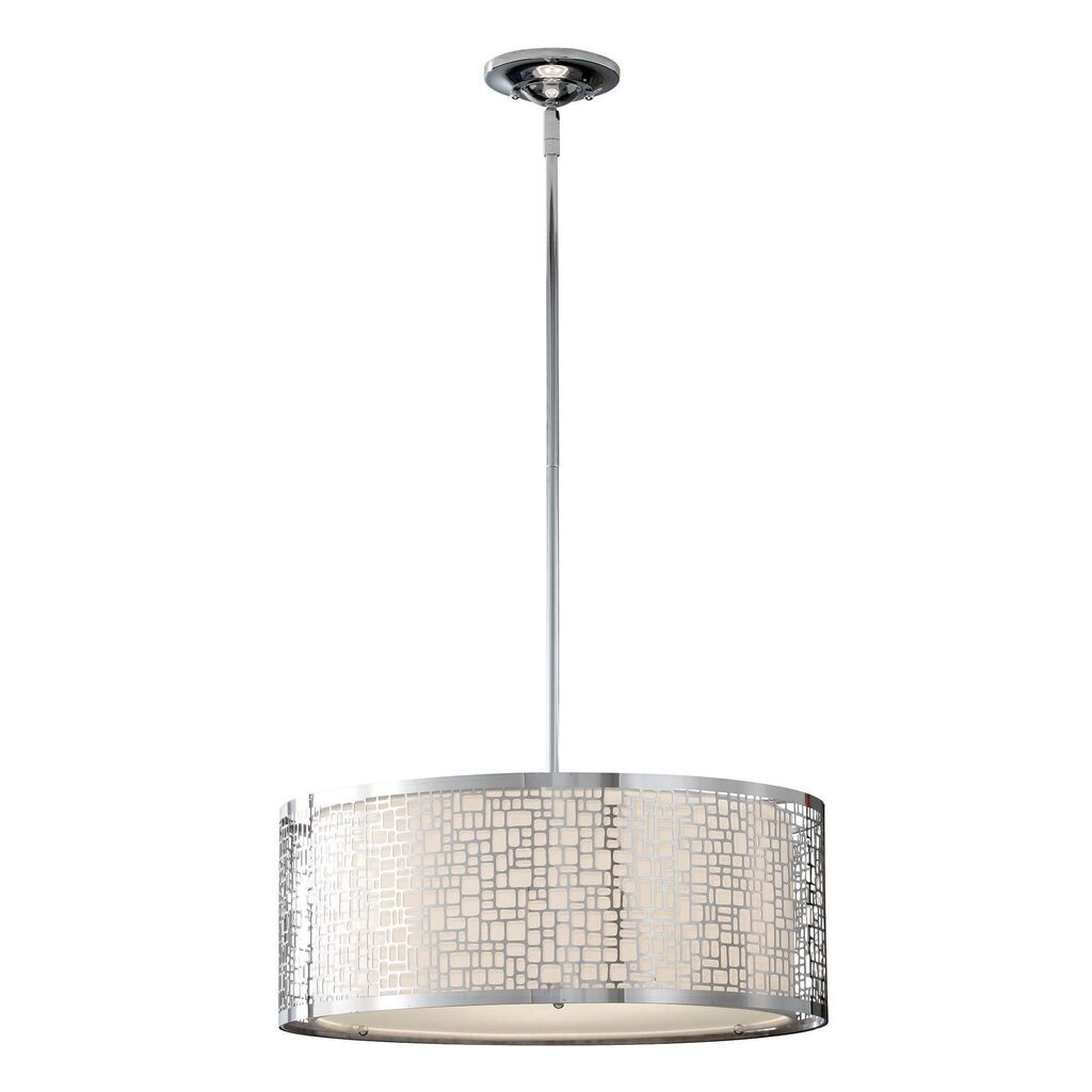 Подвесной светильник Joplin, хром и белый шелк, 3 лампочки Elstead Lighting
Подвесной светильник Joplin, хром и белый шелк, 3 лампочки Elstead Lighting