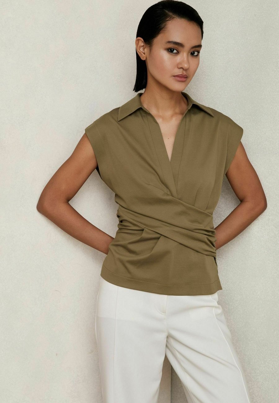 Блуза Reiss WRAP FRONT COLLAR, Khaki Green/Green
Блуза Reiss WRAP FRONT COLLAR, Khaki Green/Green