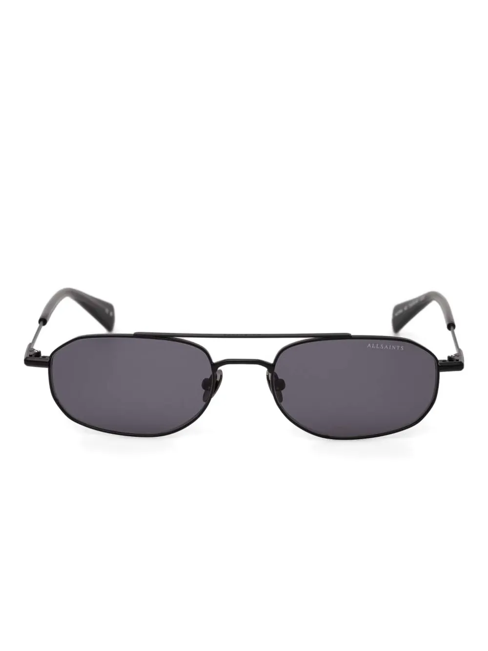 Солнцезащитные очки в овальной оправе AllSaints, черный 
Солнцезащитные очки в овальной оправе AllSaints, черный