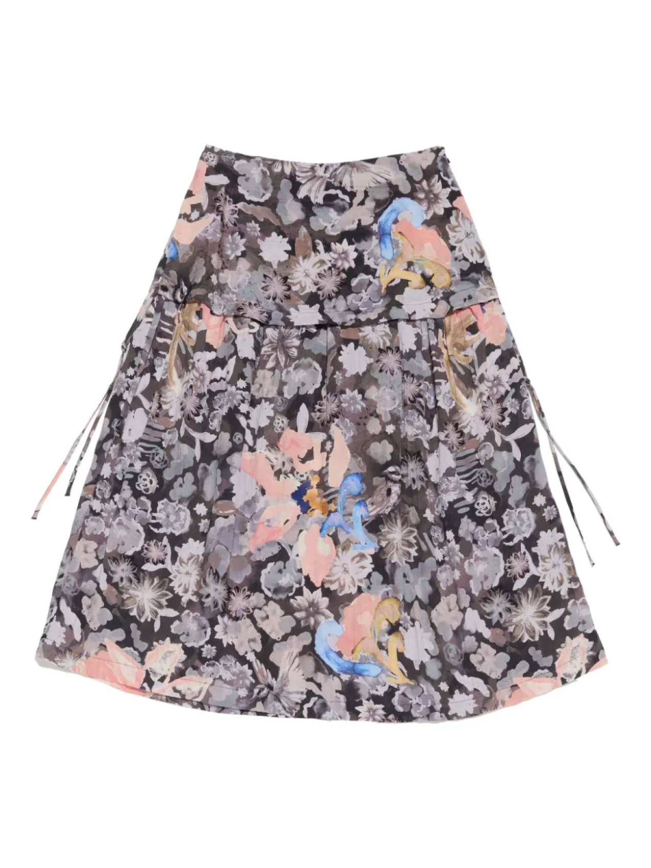 Юбка макси с цветочным принтом Bimba y Lola, черный 
Юбка макси с цветочным принтом Bimba y Lola, черный