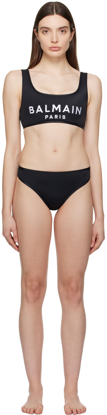 Черное бикини с вышивкой Balmain
Черное бикини с вышивкой Balmain