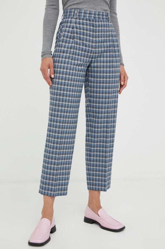 Шерстяные брюки PS Paul Smith, серый 
Шерстяные брюки PS Paul Smith, серый