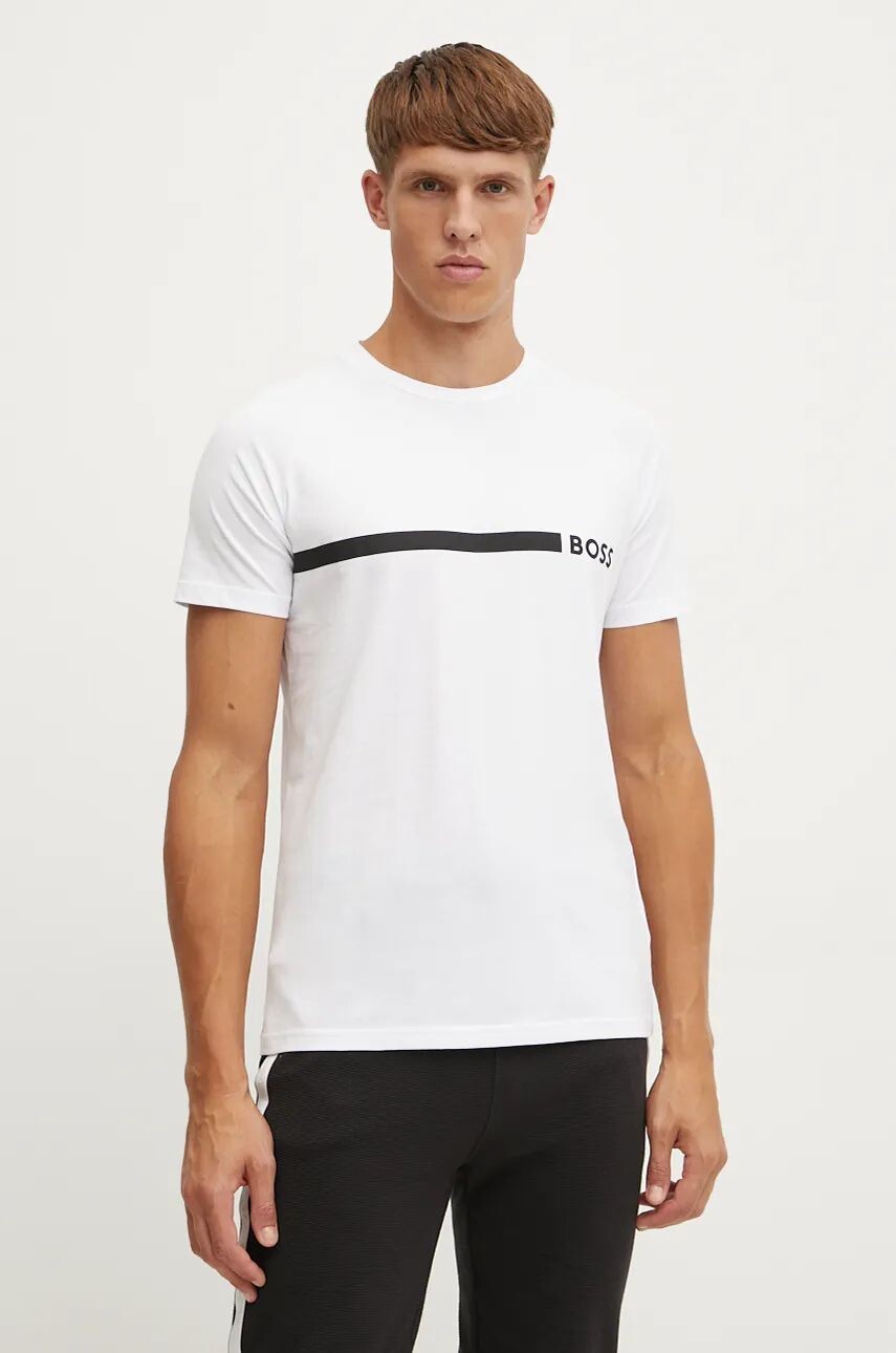 Хлопковая футболка BOSS, белый
Хлопковая футболка BOSS, белый