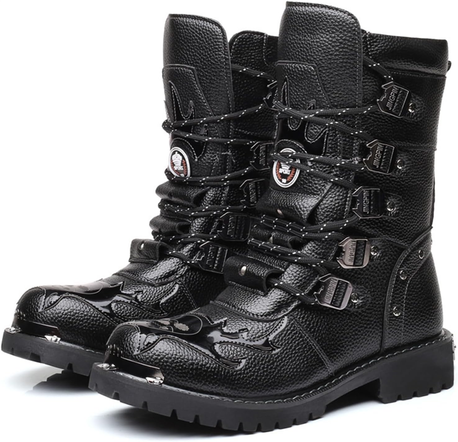 Мужские водонепроницаемые байкерские мотоботы, устойчивые к износу, для велосипедов и мотоциклов, панк-рок, с металлическим носком, ковбойские, тактические армейские Abborora, черный
Мужские водонепроницаемые байкерские мотоботы, устойчивые к износу, для велосипедов и мотоциклов, панк-рок, с металлическим носком, ковбойские, тактические армейские Abborora, черный