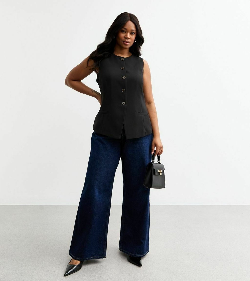 Жилет CURVES BUTTON UP New Look Curves, черный
Жилет CURVES BUTTON UP New Look Curves, черный