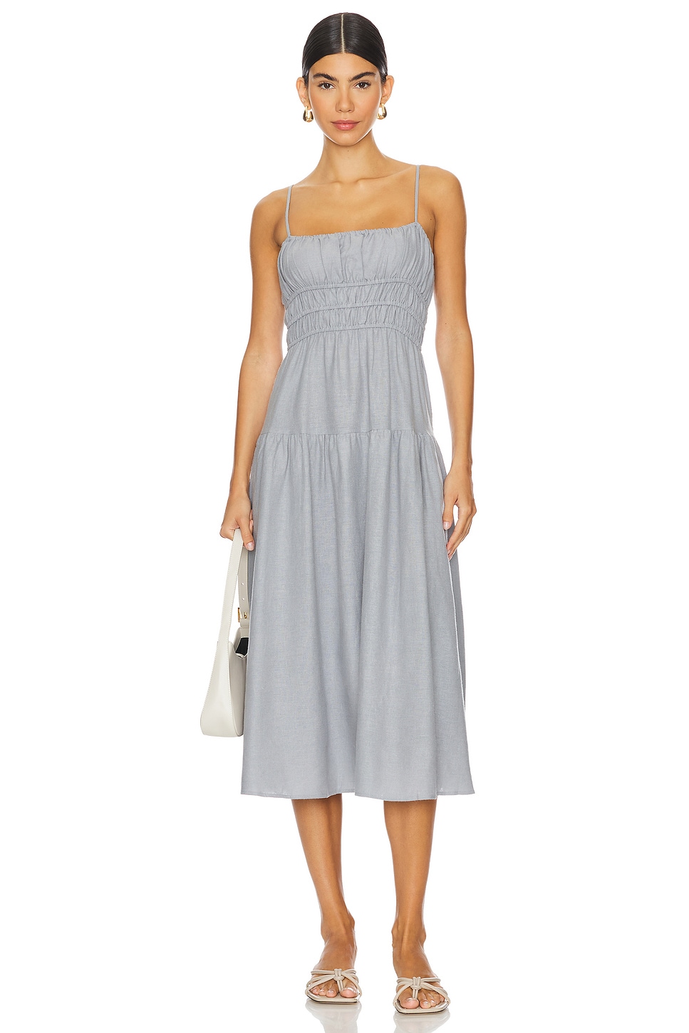 Платье-Миди с резинкой для волос Weworewhat, голубой
Платье-Миди с резинкой для волос Weworewhat, голубой