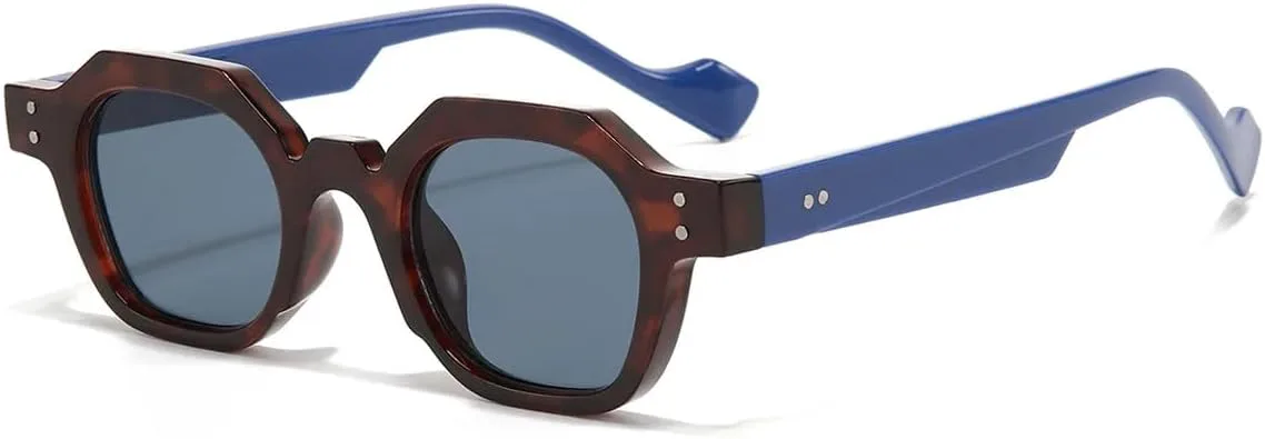 Солнцезащитные очки для мужчин и женщин - защита UV400 - круглая оправа с заклепками, цветные линзы, для занятий спортом на открытом воздухе и вождения DSVIGF, Blue
Солнцезащитные очки для мужчин и женщин - защита UV400 - круглая оправа с заклепками, цветные линзы, для занятий спортом на открытом воздухе и вождения DSVIGF, Blue