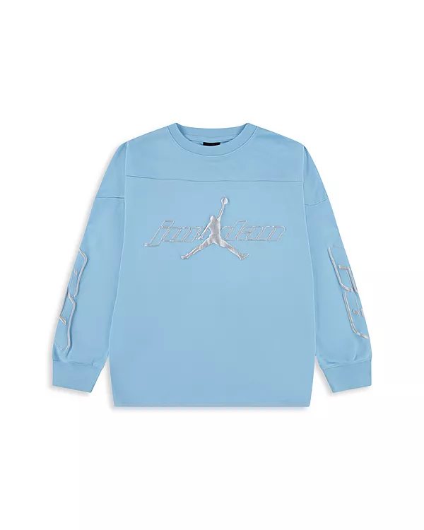 Детская толстовка с длинными рукавами из влагоотводящей ткани с эффектом горного склона - для подростков постарше. Jordan, синий
Детская толстовка с длинными рукавами из влагоотводящей ткани с эффектом горного склона - для подростков постарше. Jordan, синий