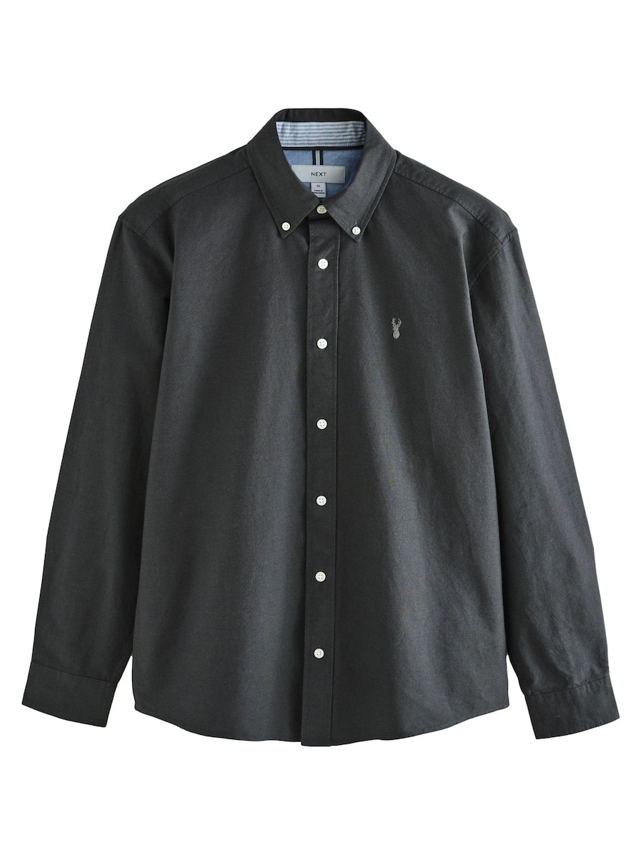 Рубашка Slim Fit на пуговицах Next, черный
Рубашка Slim Fit на пуговицах Next, черный