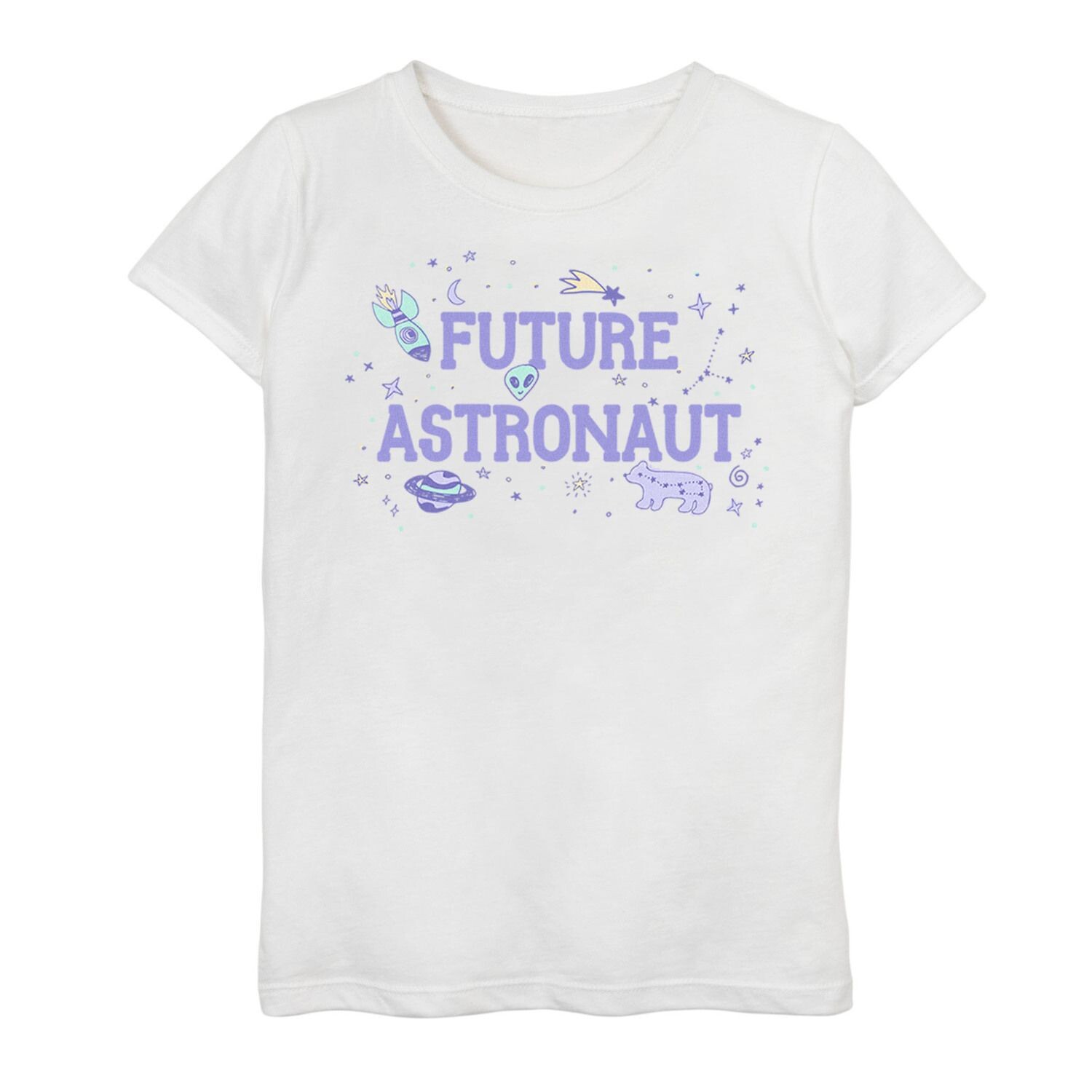 Футболка с рисунком астронавта будущего Fifth Sun для девочек 7–16 лет Licensed Character, белый
Футболка с рисунком астронавта будущего Fifth Sun для девочек 7–16 лет Licensed Character, белый