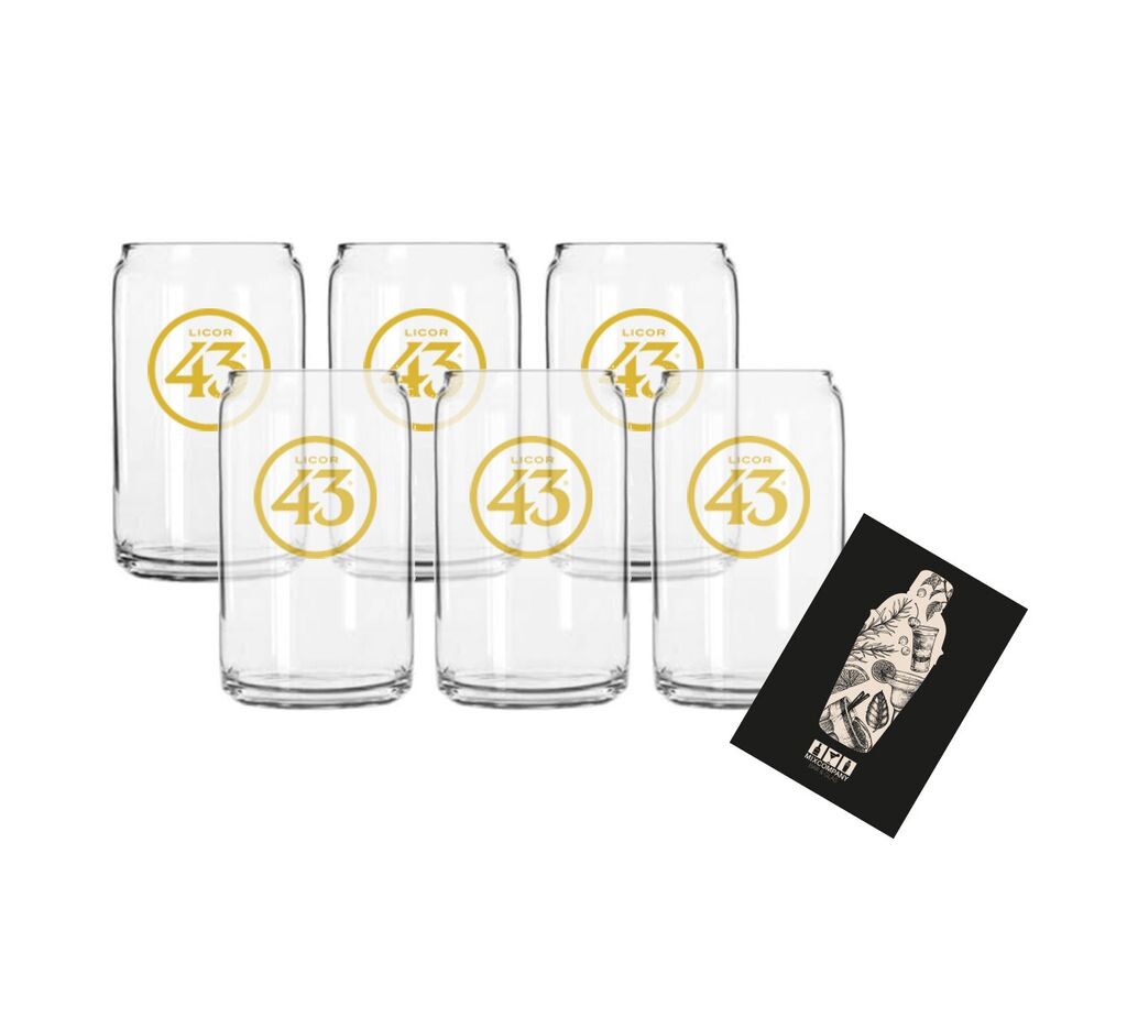Licor 43 Набор из 6 стаканов для лонг-дринков - 6 коктейльных бокалов с логотипом Mixcompany
Licor 43 Набор из 6 стаканов для лонг-дринков - 6 коктейльных бокалов с логотипом Mixcompany