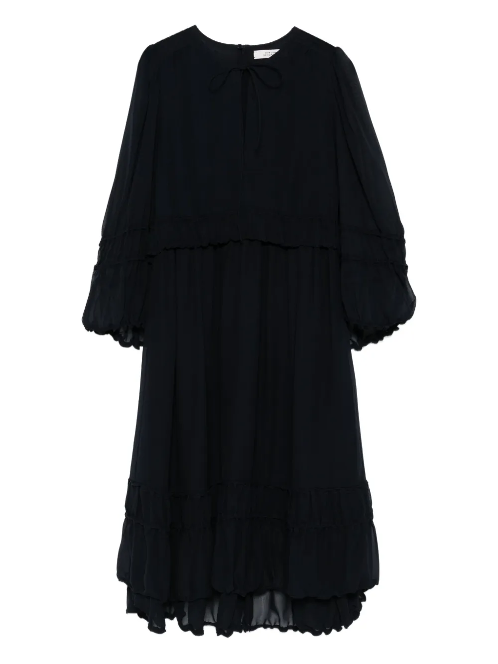 Шелковое платье с длинными рукавами Dorothee Schumacher, синий
Шелковое платье с длинными рукавами Dorothee Schumacher, синий