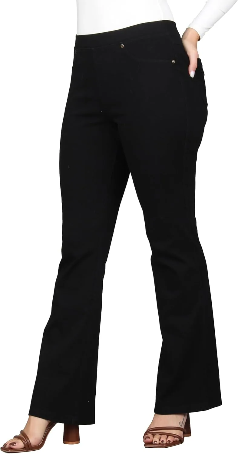 Lildy женские джинсы-джеггинги фасона флэре, из эластичного хлопкового материала
Lildy женские джинсы-джеггинги фасона флэре, из эластичного хлопкового материала