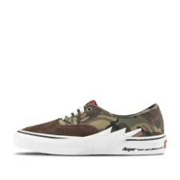Кроссовки x ape authentic volt 'brown green white' Vans, коричневый
Кроссовки x ape authentic volt 'brown green white' Vans, коричневый