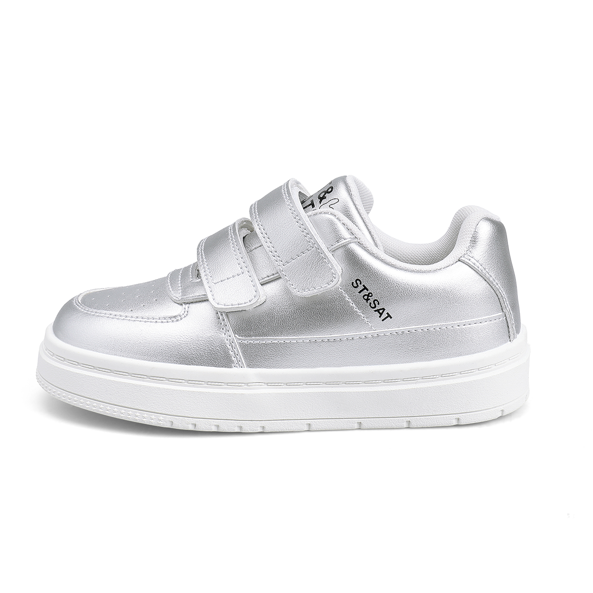 Нескользящие и износостойкие дышащие низкие детские кроссовки для скейтбординга ST&SAT KIDS, серебряный
Нескользящие и износостойкие дышащие низкие детские кроссовки для скейтбординга ST&SAT KIDS, серебряный