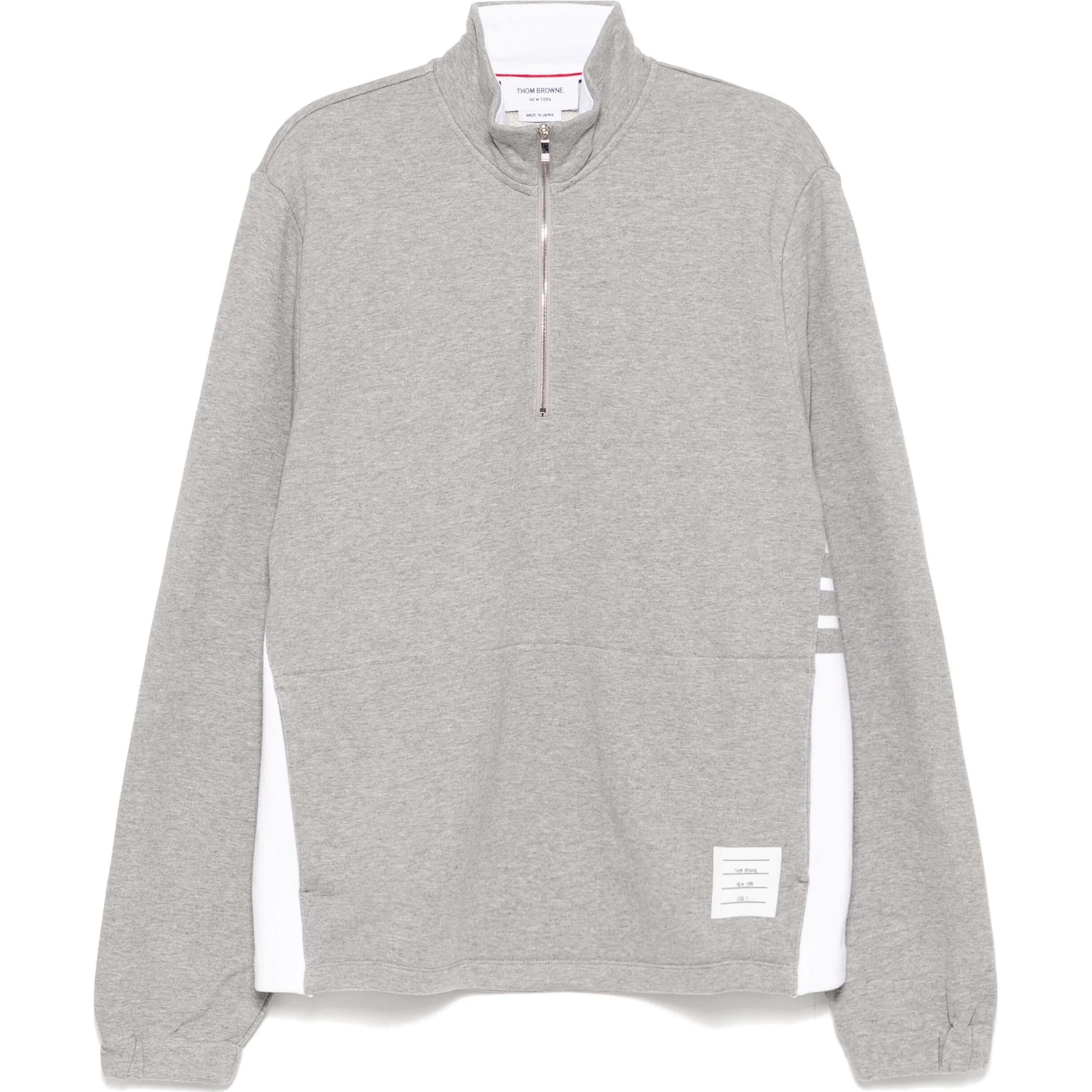 Полузастегивающийся свитшот THOM BROWNE, серый
Полузастегивающийся свитшот THOM BROWNE, серый