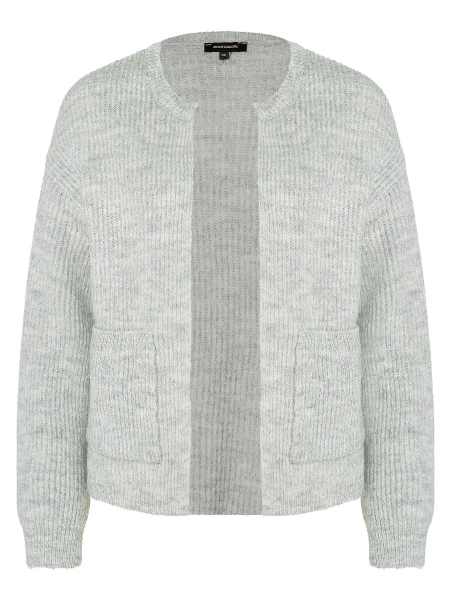 Вязаный кардиган MORE & MORE, пятнистый серый
Вязаный кардиган MORE & MORE, пятнистый серый