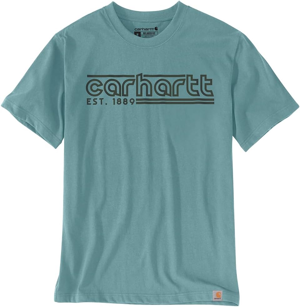 Мужская футболка Carhartt свободного кроя с короткими рукавами и графическим логотипом для высоких и крупных мужчин, Summer Blue, Синий, Мужская футболка Carhartt свободного кроя с короткими рукавами и графическим логотипом для высоких и крупных мужчин, S
Мужская футболка Carhartt свободного кроя с короткими рукавами и графическим логотипом для высоких и крупных мужчин, Summer Blue, Синий, Мужская футболка Carhartt свободного кроя с короткими рукавами и графическим логотипом для высоких и крупных мужчин, S