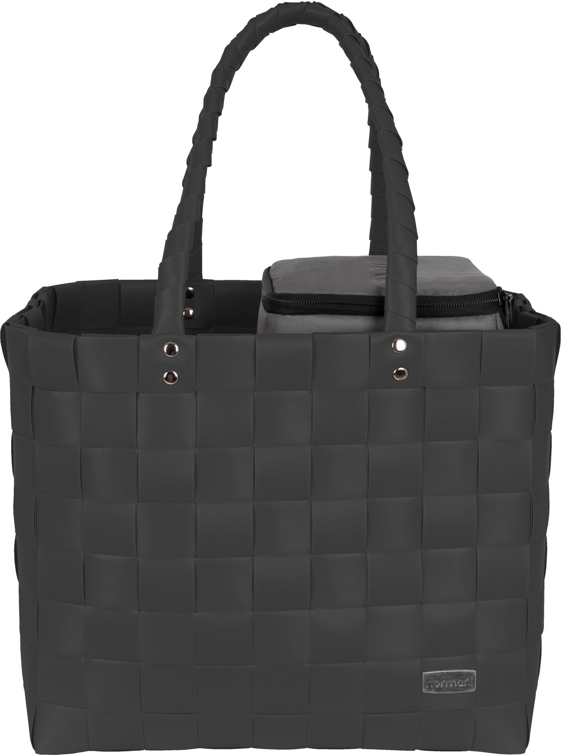 Сумка шоппер normani Flechtkorb mit kleiner Kühltasche, черный
Сумка шоппер normani Flechtkorb mit kleiner Kühltasche, черный