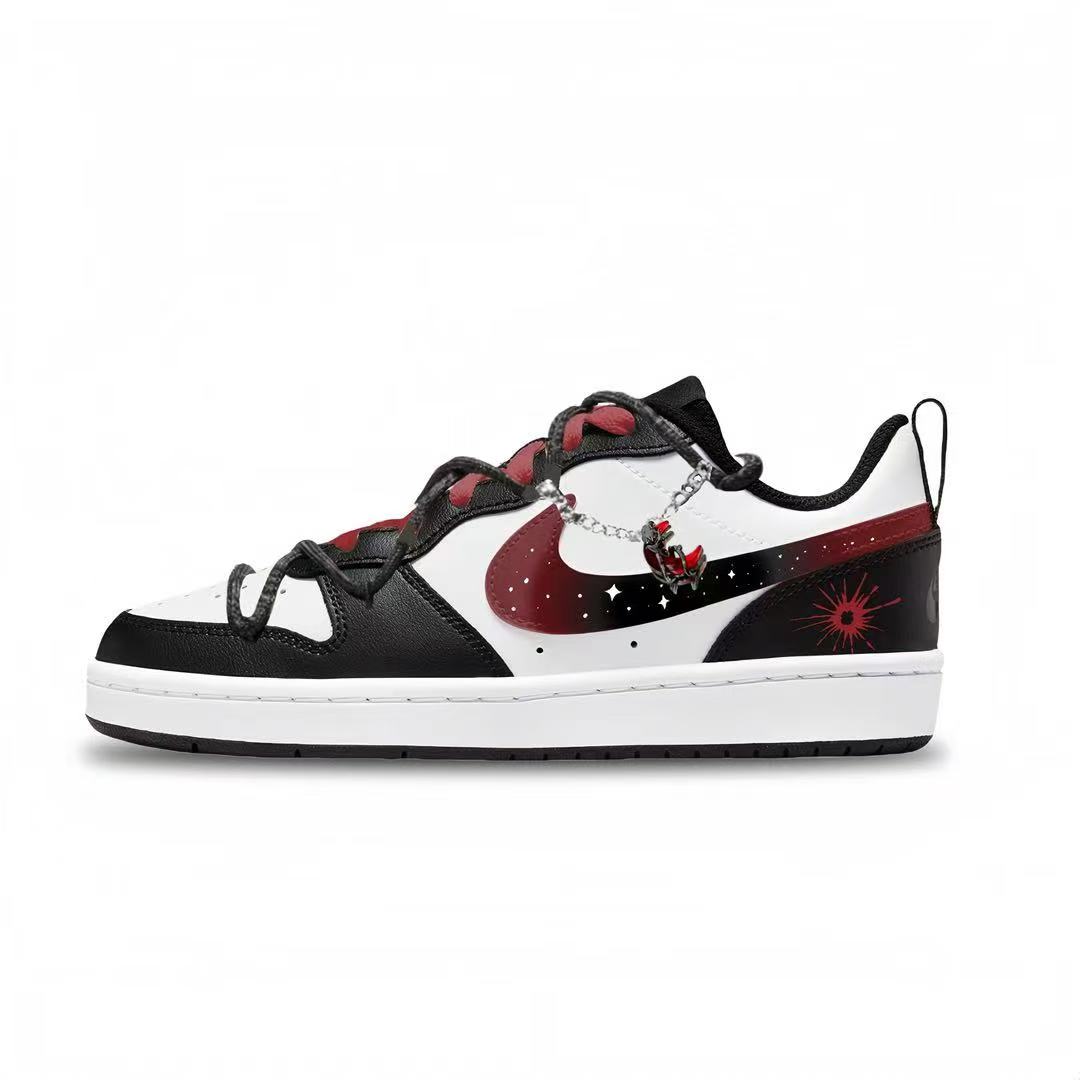 Nike Кроссовки для скейтбординга Court Borough Gothic Abrasion Resistant низкие детские Red Black унисекс
Nike Кроссовки для скейтбординга Court Borough Gothic Abrasion Resistant низкие детские Red Black унисекс