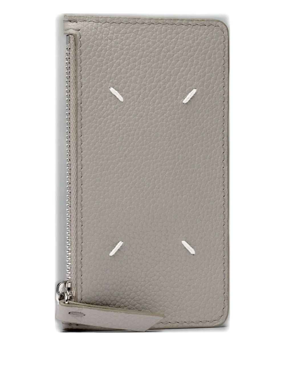 Кожаный картхолдер на молнии MAISON MARGIELA, серый
Кожаный картхолдер на молнии MAISON MARGIELA, серый