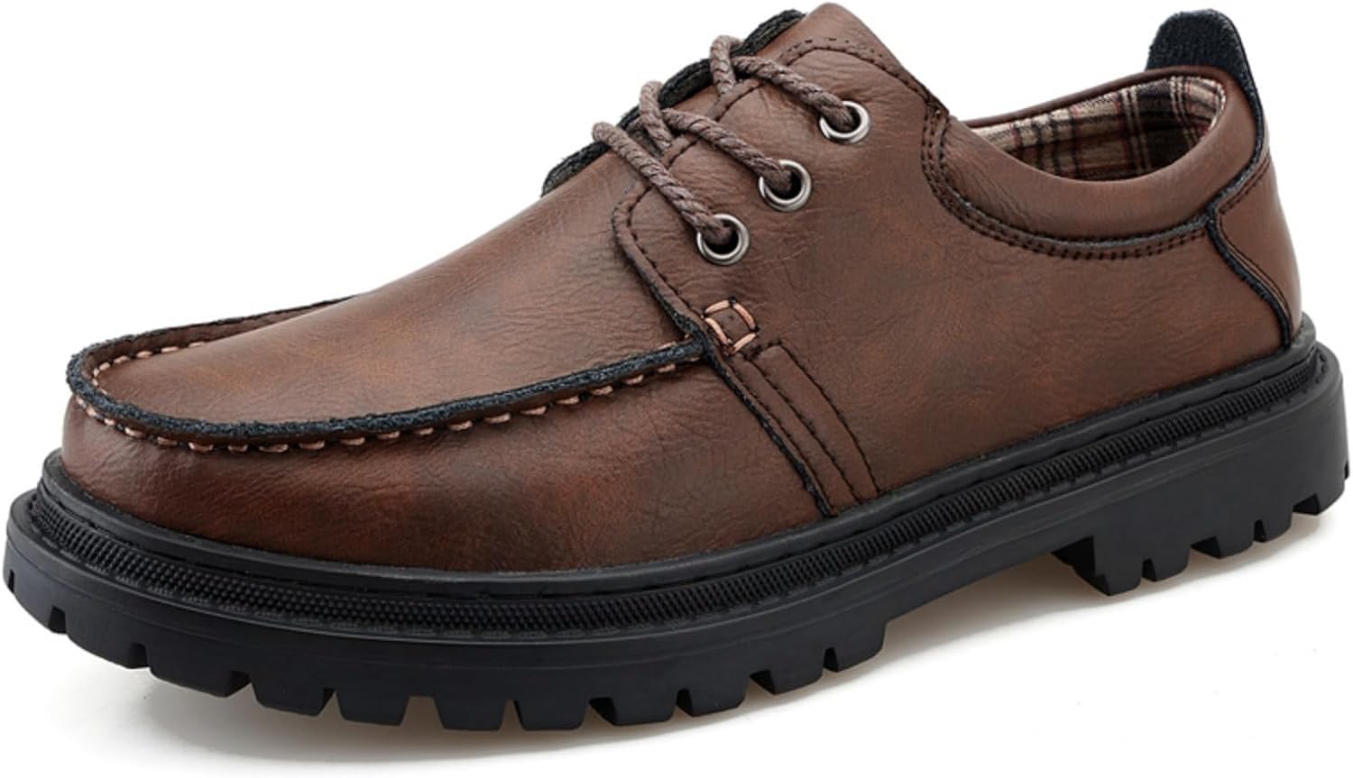 Мужские оксфорды из натуральной кожи с толстой подошвой, на шнуровке, с массивным каблуком, круглым носком, противоскользящие, для делового и повседневного стиля, удобные, элегантные, офисная обувь Aokisx, темно-коричневый
Мужские оксфорды из натуральной кожи с толстой подошвой, на шнуровке, с массивным каблуком, круглым носком, противоскользящие, для делового и повседневного стиля, удобные, элегантные, офисная обувь Aokisx, темно-коричневый