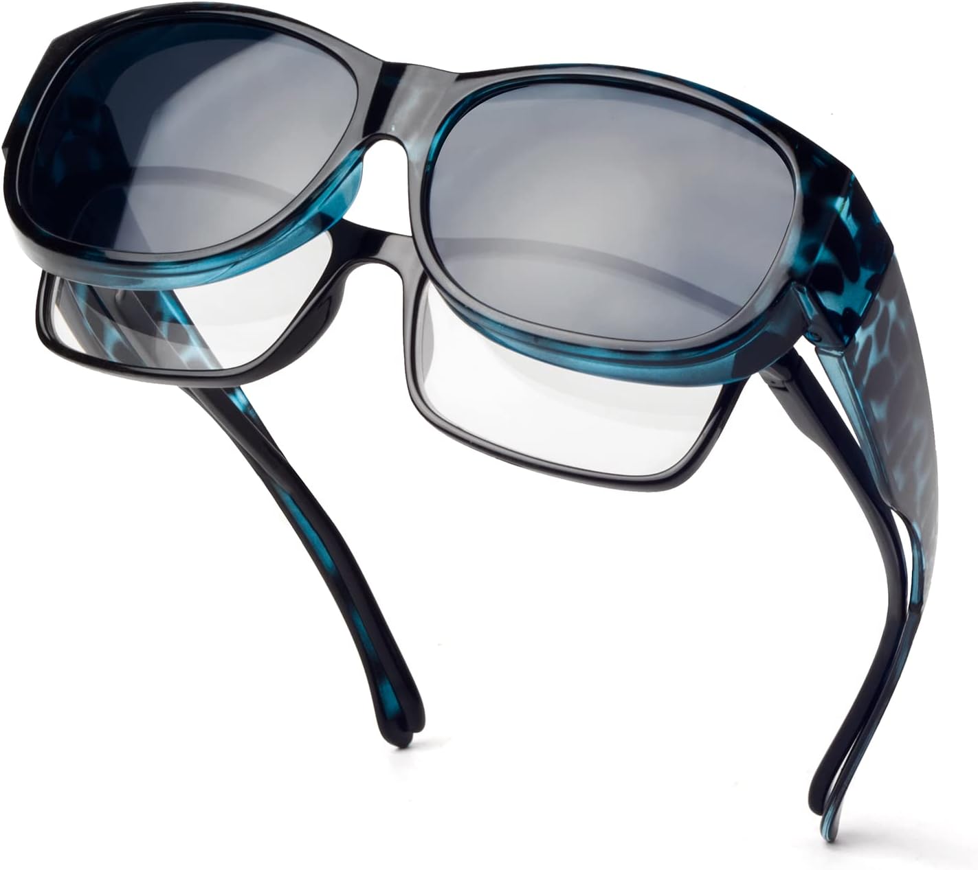 Солнцезащитные очки с поляризованным покрытием, надеваемые поверх обычных очков, женские солнцезащитные очки с защитой от УФ-излучения, легкие Face Shadow, M Blue Leopard / Dark Grey
Солнцезащитные очки с поляризованным покрытием, надеваемые поверх обычных очков, женские солнцезащитные очки с защитой от УФ-излучения, легкие Face Shadow, M Blue Leopard / Dark Grey