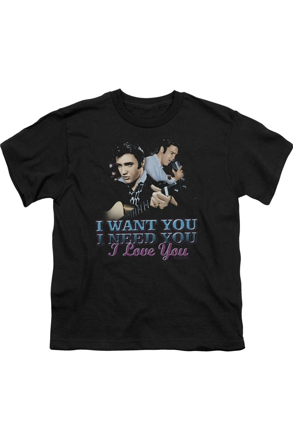 Футболка с коротким рукавом для детей "Elvis Presley I Want You" Gildan, черный
Футболка с коротким рукавом для детей "Elvis Presley I Want You" Gildan, черный