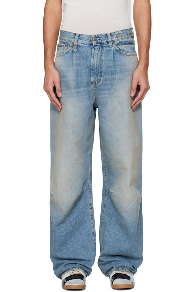 R13 Джинсы Blue Wayne с шарнирным соединением коленей
R13 Джинсы Blue Wayne с шарнирным соединением коленей