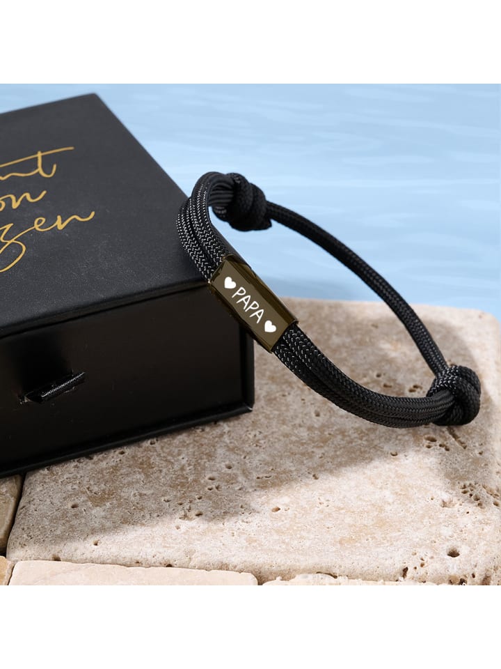 Himmelsflüsterer Браслет из парусинового каната "Папа" - Цвет: Черный
Himmelsflüsterer Браслет из парусинового каната "Папа" - Цвет: Черный