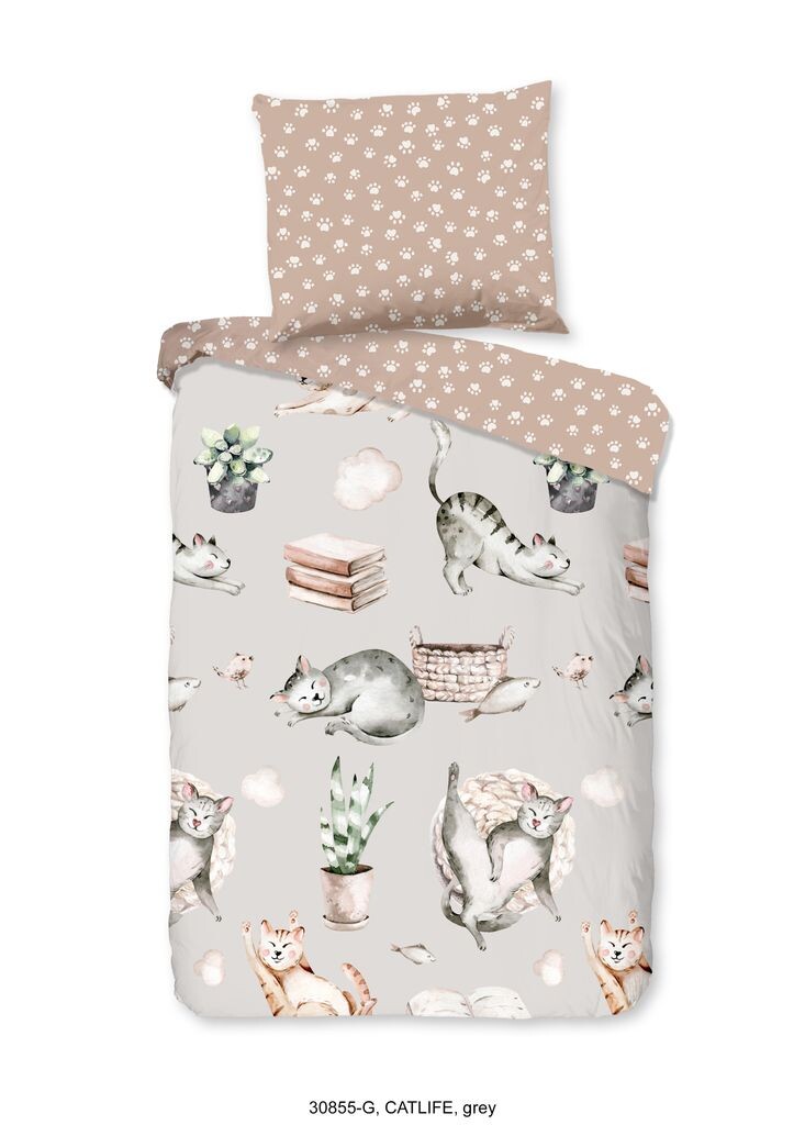 Постельное белье Good Morning "Catlife" с котами - серый - 120 х 150 см - 100% хлопок Muller Textil
Постельное белье Good Morning "Catlife" с котами - серый - 120 х 150 см - 100% хлопок Muller Textil