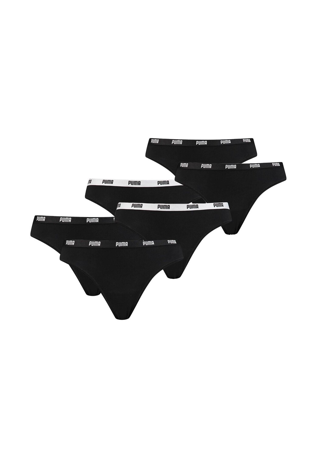 Женские стринги Iconic, 6 шт., хлопок стрейч PUMA, черный
Женские стринги Iconic, 6 шт., хлопок стрейч PUMA, черный