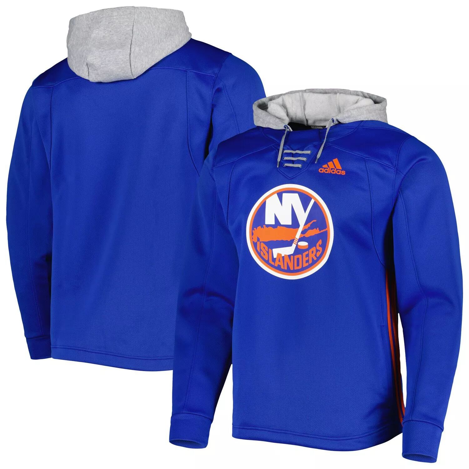 Мужская толстовка с капюшоном Royal New York Islanders из кружева Primeblue Team adidas
Мужская толстовка с капюшоном Royal New York Islanders из кружева Primeblue Team adidas