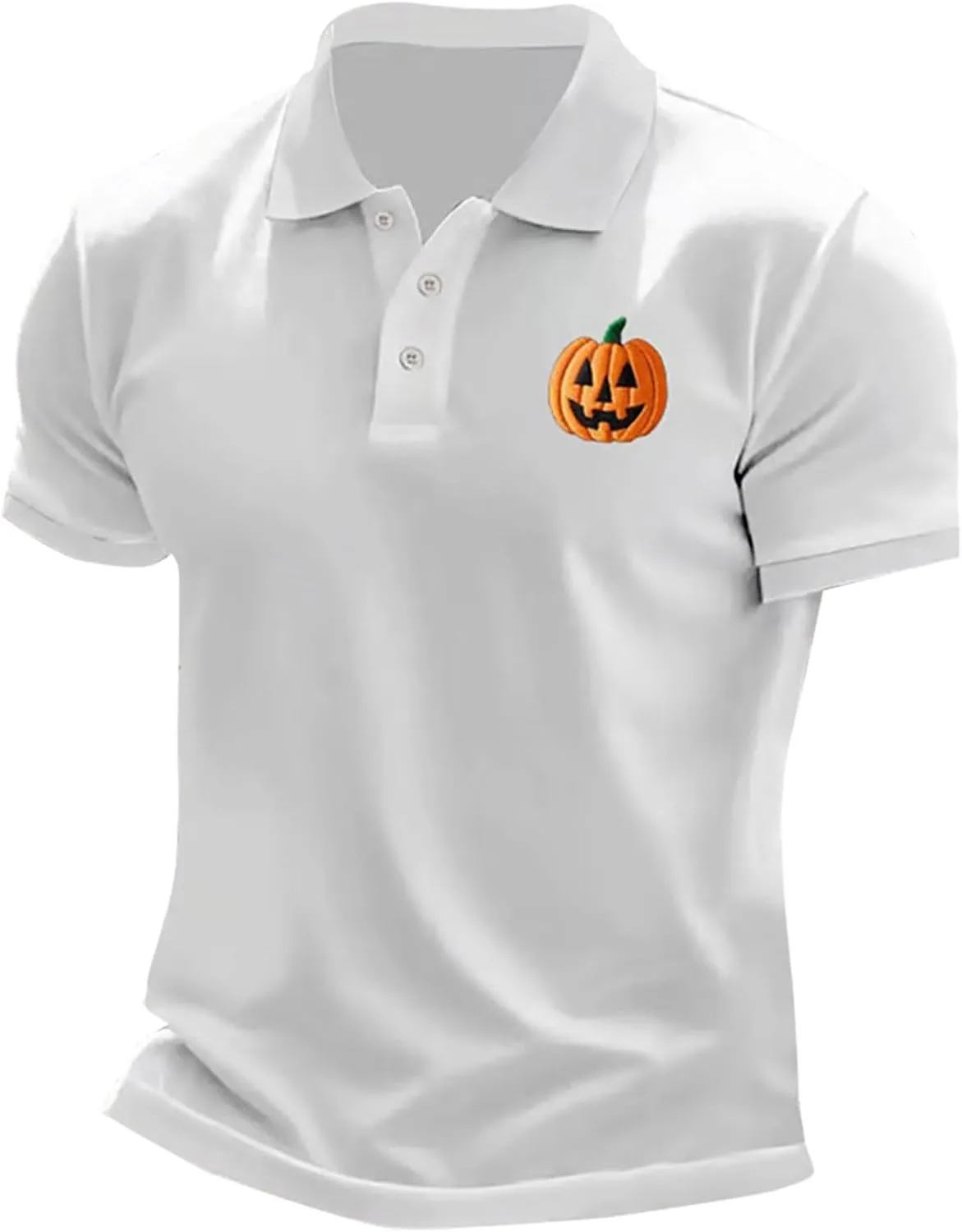 Мужская футболка поло с принтом тыквы, короткий рукав
Мужская футболка поло с принтом тыквы, короткий рукав