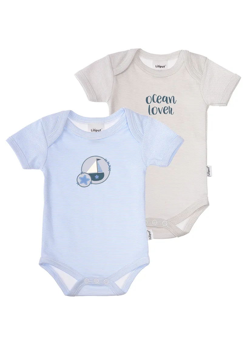 Боди-лилипут "Ocean Lover", в упаковке 2 шт., со сладкими океанскими мотивами Liliput, серый
Боди-лилипут "Ocean Lover", в упаковке 2 шт., со сладкими океанскими мотивами Liliput, серый