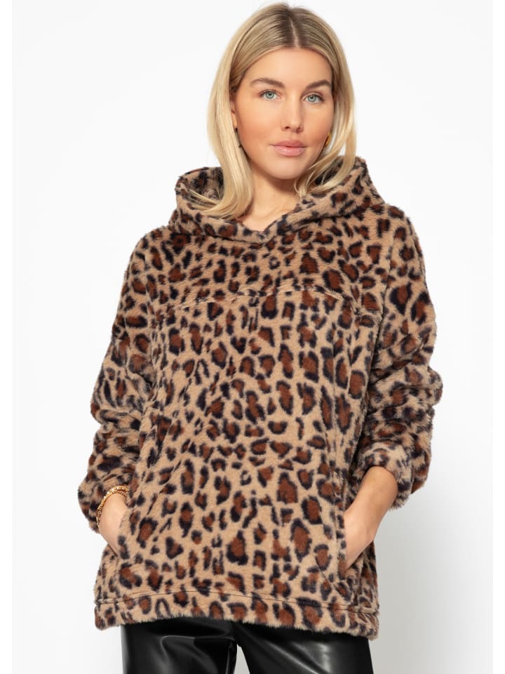 Толстовка большого размера с капюшоном и принтом леопарда коричневого цвета SASSYCLASSY
Толстовка большого размера с капюшоном и принтом леопарда коричневого цвета SASSYCLASSY