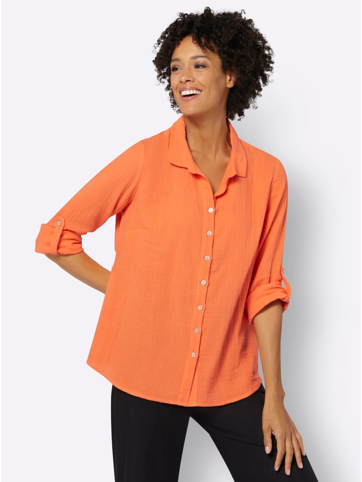 оранжевая блузка-рубашка WITT WEIDEN
оранжевая блузка-рубашка WITT WEIDEN