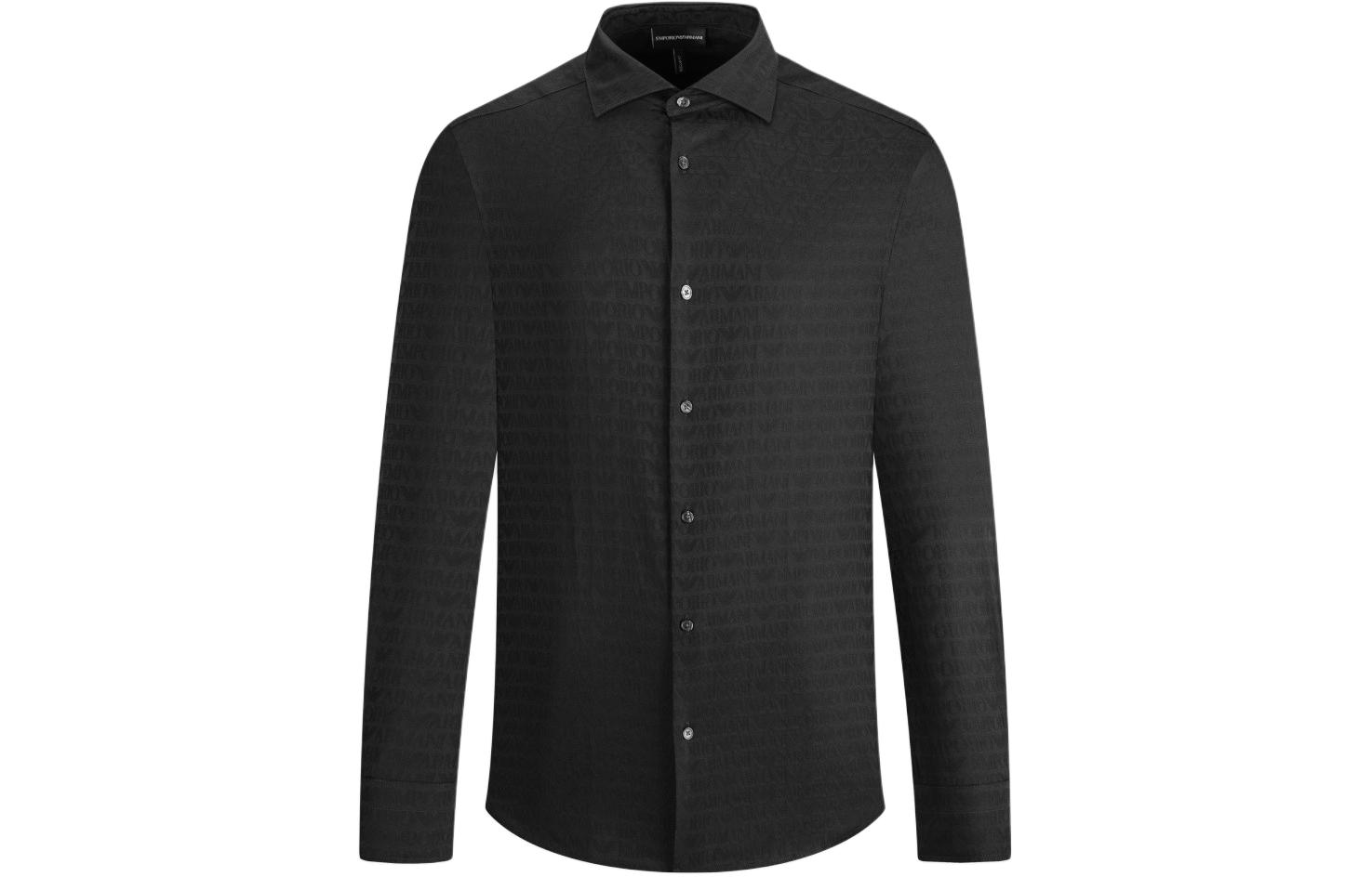 Рубашка с монограммой EMPORIO ARMANI, черный
Рубашка с монограммой EMPORIO ARMANI, черный