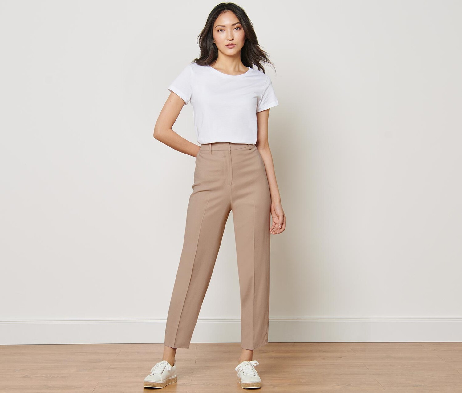 Тканые брюки Tchibo, бежевый
Тканые брюки Tchibo, бежевый