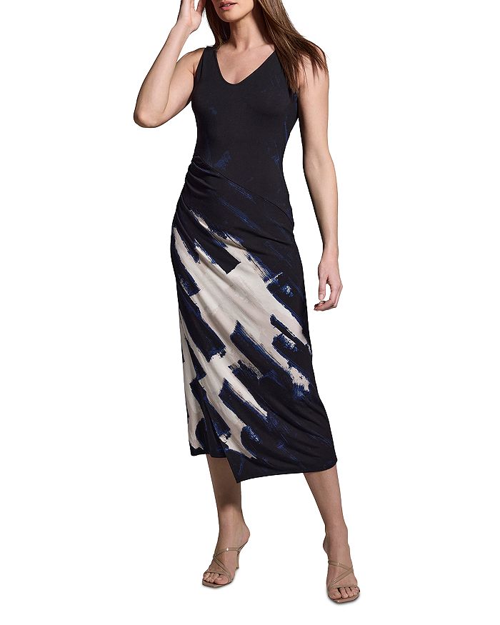 Платье из трикотажа с драпировкой NIC+ZOE, черный
Платье из трикотажа с драпировкой NIC+ZOE, черный