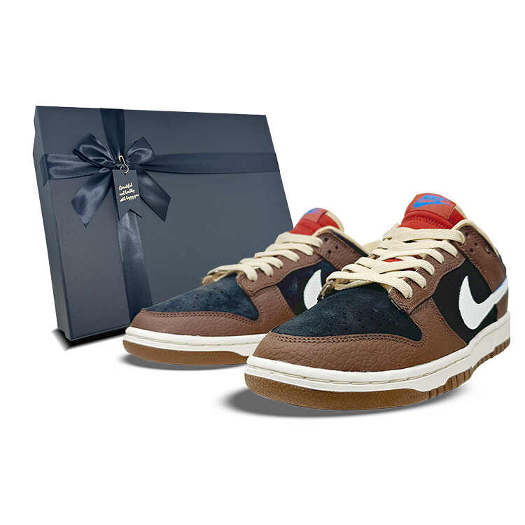 Кроссовки для скейтбординга Dunk мужские с низким верхом коричневый/черный/белый/красный Nike
Кроссовки для скейтбординга Dunk мужские с низким верхом коричневый/черный/белый/красный Nike