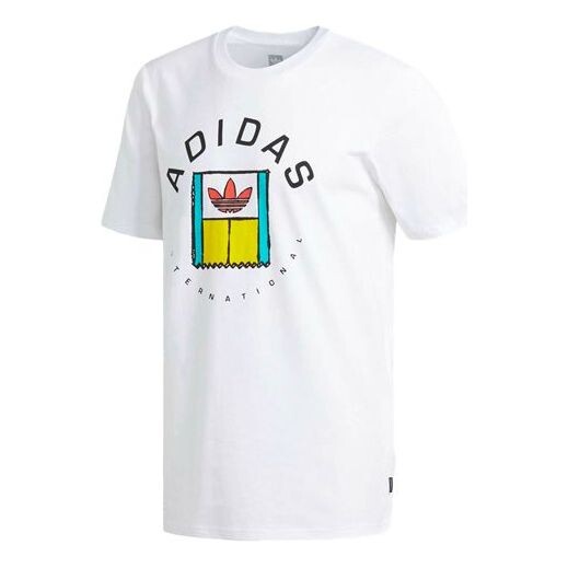 Футболка originals funny logo printing sports short sleeve white Adidas, белый
Футболка originals funny logo printing sports short sleeve white Adidas, белый