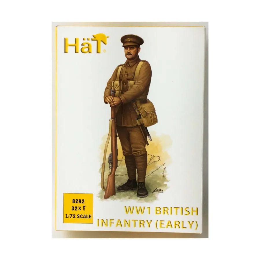 Британская пехота времен Первой мировой войны (ранняя часть), Historical Plastic Military Figures - WWI (1:72) (Hat Industries)
Британская пехота времен Первой мировой войны (ранняя часть), Historical Plastic Military Figures - WWI (1:72) (Hat Industries)