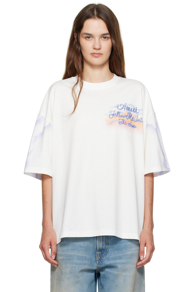 Футболка оверсайз 'Follow me' Amiri, цвет ivory
Футболка оверсайз 'Follow me' Amiri, цвет ivory