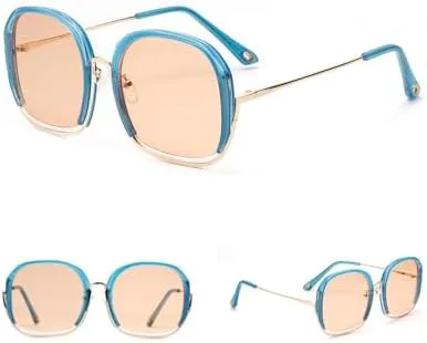 Солнцезащитные очки квадратной формы 2027 года для женщин, винтажные солнцезащитные очки, ретро-очки для женщин с защитой от ультрафиолета UV400 MTZJH, Light Brown
Солнцезащитные очки квадратной формы 2027 года для женщин, винтажные солнцезащитные очки, ретро-очки для женщин с защитой от ультрафиолета UV400 MTZJH, Light Brown