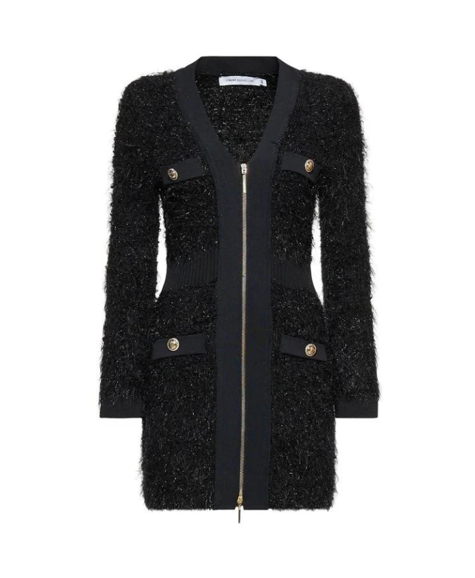 Черное платье с короткими рукавами a23cpabo0201c03300110003 Simona Corsellini, черный
Черное платье с короткими рукавами a23cpabo0201c03300110003 Simona Corsellini, черный